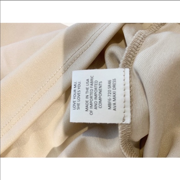 Show me your Mumu Ava Maxi dress in Beige - Picture 6 of 8